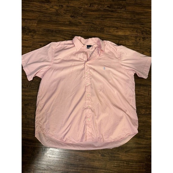 Ralph Lauren Button Down Shirt RL Untucked Fit Mens  Feather Weight Twill sz:2XB - Picture 1 of 5
